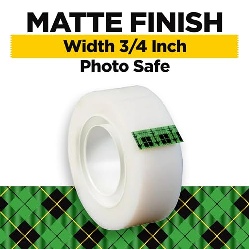 Magic Tape, 6 Rolls with Tape Dispenser, Numerous Applications, Invisible, Engineered for Repairing, 3/4 x 1000 Inches - view 3
