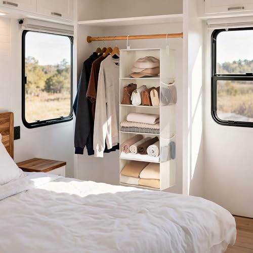 Hanging Closet Organizer for Small Closets, 5 Shelf - view 7