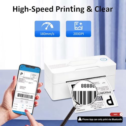 Bluetooth Thermal Shipping Label Printer for Small Busines 4x6 - view 5