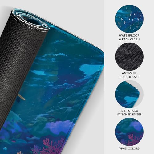 Sea Turtles Large Gaming Mouse Pad Desk Mat 31.5"x15.7" - view 6