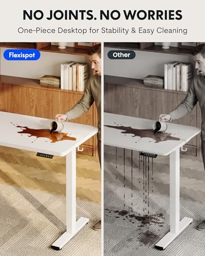 EN1 48"x24" One-Piece Standing Desk, White - view 4
