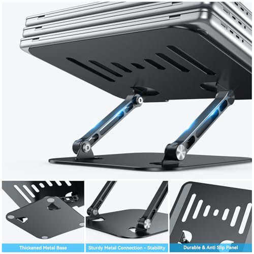 Adjustable Laptop Stand Riser Foldable Aluminum Laptop Stand for Desk - view 5