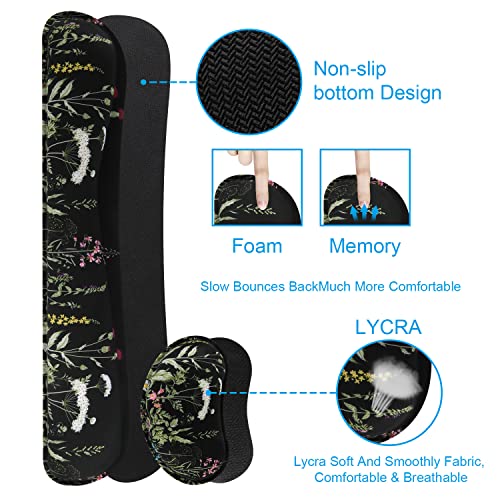 Floral Writing Pad 35.4"x15.7", Desk Protector for Workspace - view 4
