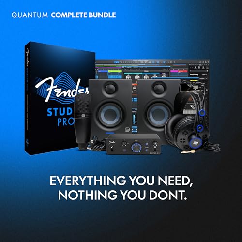 Quantum Complete Recording Bundle with Quantum LT2 USB Interface, Mic, Speakers, Headphones & Recording Software | All-in-One Bundle for the Guitarist, Vocalist & Podcaster - view 7