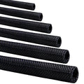 Split-Sleeve Wire Loom for High-Temperature Automotive Harness and Home Cable Management, 25ft - 1/8 inch Braided Cable Management Sleeve Cord Protector, Self-Wrapping Split Wire Loom