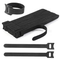 Reusable Cable Ties, 60 PCS 8 Inches Adjustable Cord Straps Wire Organizer Cord Wrap and Hook Loop Cable Management