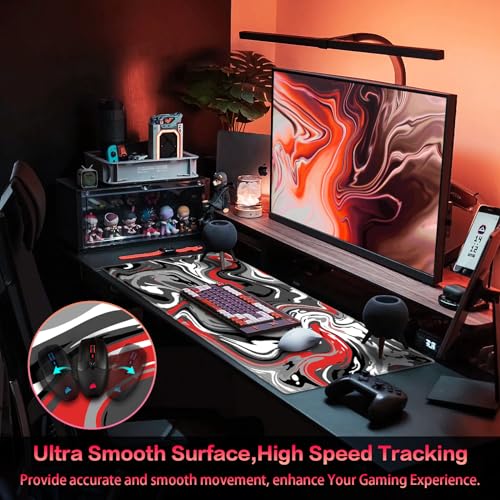 Gaming Mouse Pad, 31.5x15.7inch Fluid Large Mouse Pads for Desk - view 3