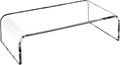Premium acrylic clear monitor stand laptop/PC/multimedia monitor riser for home office