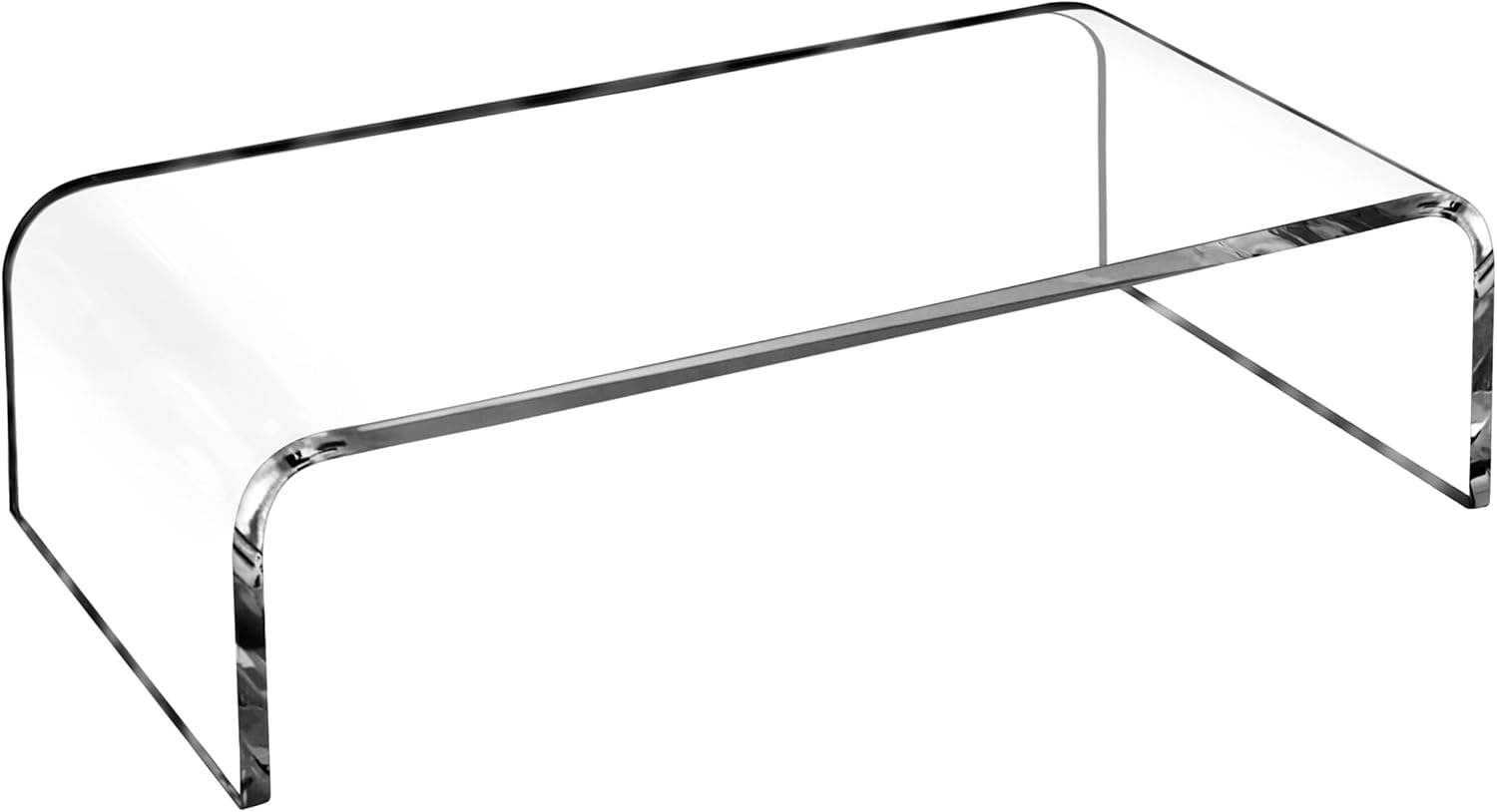 Premium acrylic clear monitor stand laptop/PC/multimedia monitor riser for home office