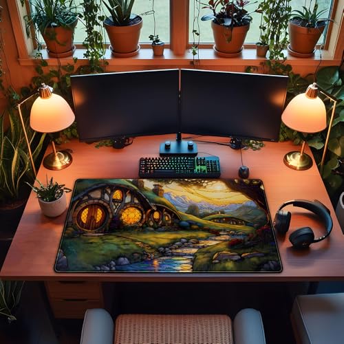 Cute Playmat MTG Game Mat House Anime Mouse Pad Large Desk Mat Gaming Mat - view 4