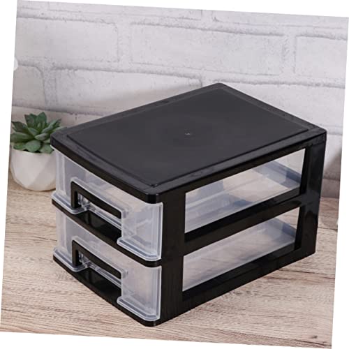 Plastic Drawer Storage Box Organizer Two Layer for Desktop - view 7