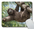 Happy Sloth Customized Rectangle Non-Slip Rubber Mousepad Gaming Mouse Pad 9.5 X 7.9 Inch (240mmX200mmX3mm)