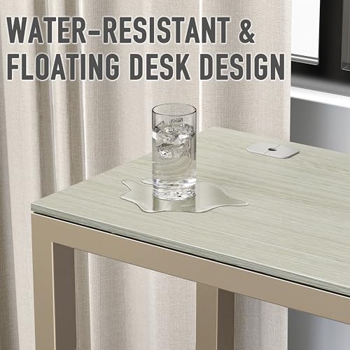 55-Inch Commercial-Grade Office Computer Desk, Maple - view 5