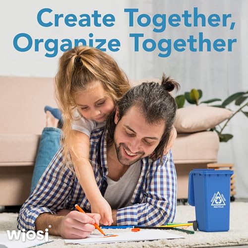 Mini Trash Can Pencil Holder for Desks, Complete Bundle - view 3