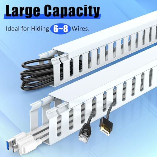 Open Slot Wiring Raceway Cable Duct,Cable Management Cord Track - view 3