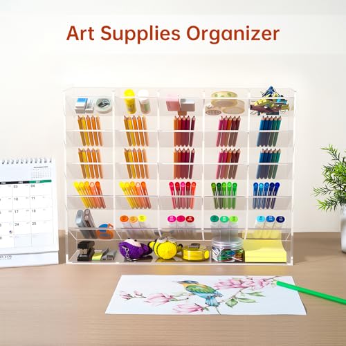 Acrylic Vertical Marker Organizer for 310 Markers, Desk Orgaizer - view 5