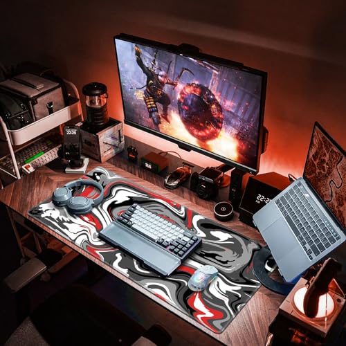 Gaming Mouse Pad, 31.5x15.7inch Fluid Large Mouse Pads for Desk - view 6
