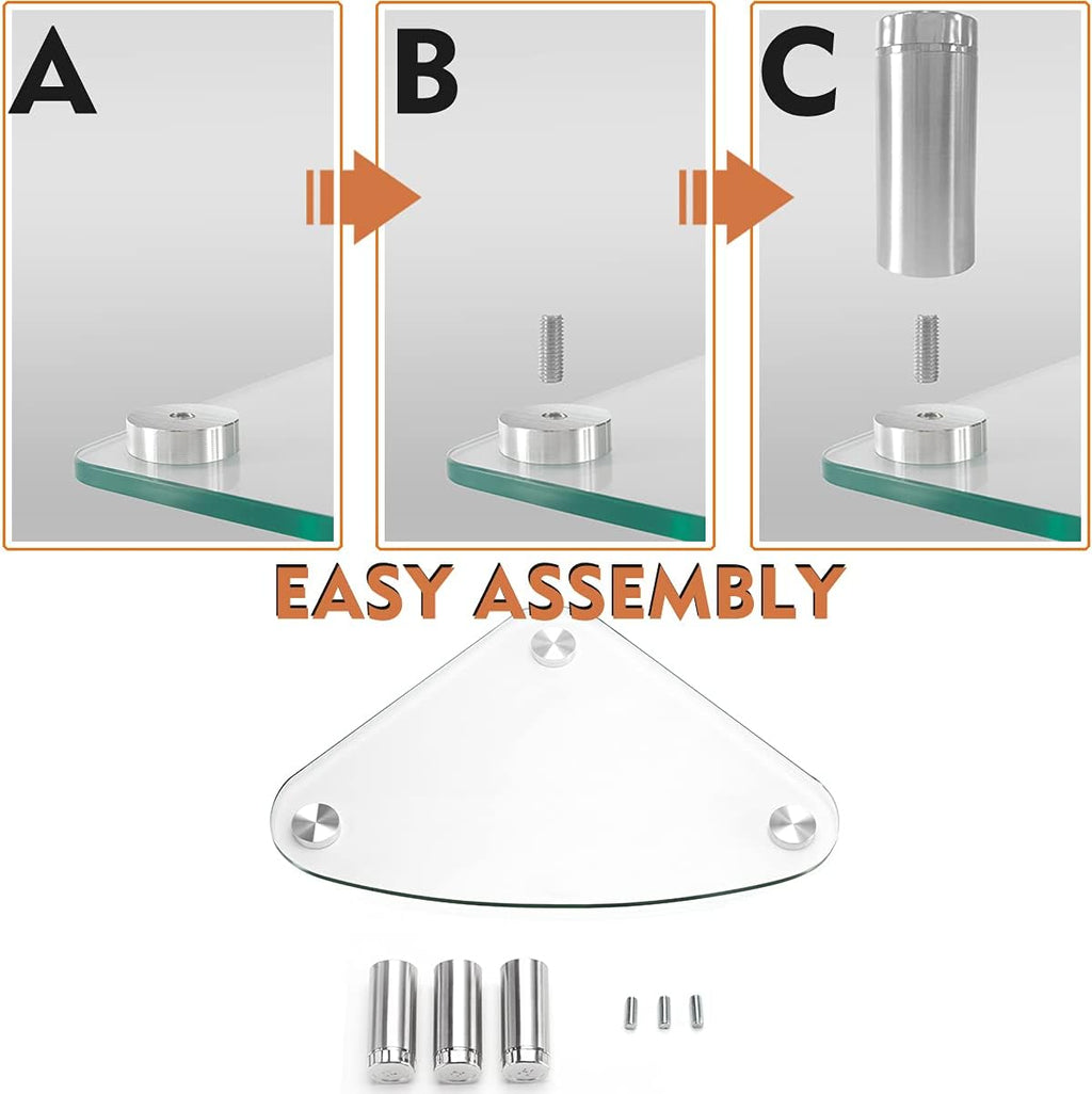 2 Pack Computer Monitor Riser | Triangle Desktop Universal Corner Stand for Computer Monitor & Laptop HD01T-203 - view 7