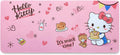 Hello Kitty Mouse Pad | Hello Kitty Placemat | Hello Kitty Room Decor | Kitty Kawaii Gaming Mat | Kawaii Kitty Runner | Girls Place Game Mat | Girls Mouse Pad | Pink | 36" X 12" | Officially Licensed