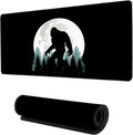 Desk Mat for Desktop,Extended Gaming Big Foot Forest Mouse Pad,Non-Slip Rubber Base Mousepad with Stitched Edges for Office Home Desk Decor,31.5X15.7 Inch