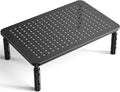 Monitor Stand, Monitor Riser 3 Height Adjustable, Laptop Stand Desk With Metal Vented Platform, Computer Stand for Printer, Laptop, PC Tower, Laptop Stand for Office & Home