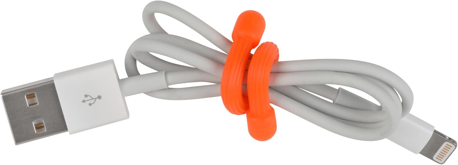 Original propacks - reusable rubber twist ties for indoor & outdoor use - bendable wire interior - durable rubber exterior - secure grip - assorted colors, 3" (12 pack) - view 3