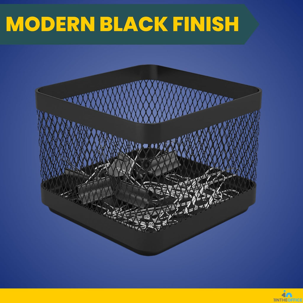 Mesh Paperclip Holder For desk, Paperclip Holder Desk Accessories Holder(2 Pack) - view 6