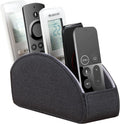 TV remote control holder, remotes caddy for table, desk nightstand organizer | decorations for living room, bedside storage box for controllers, makeup brush, pen, eyeglasses, office stationery, art supplies