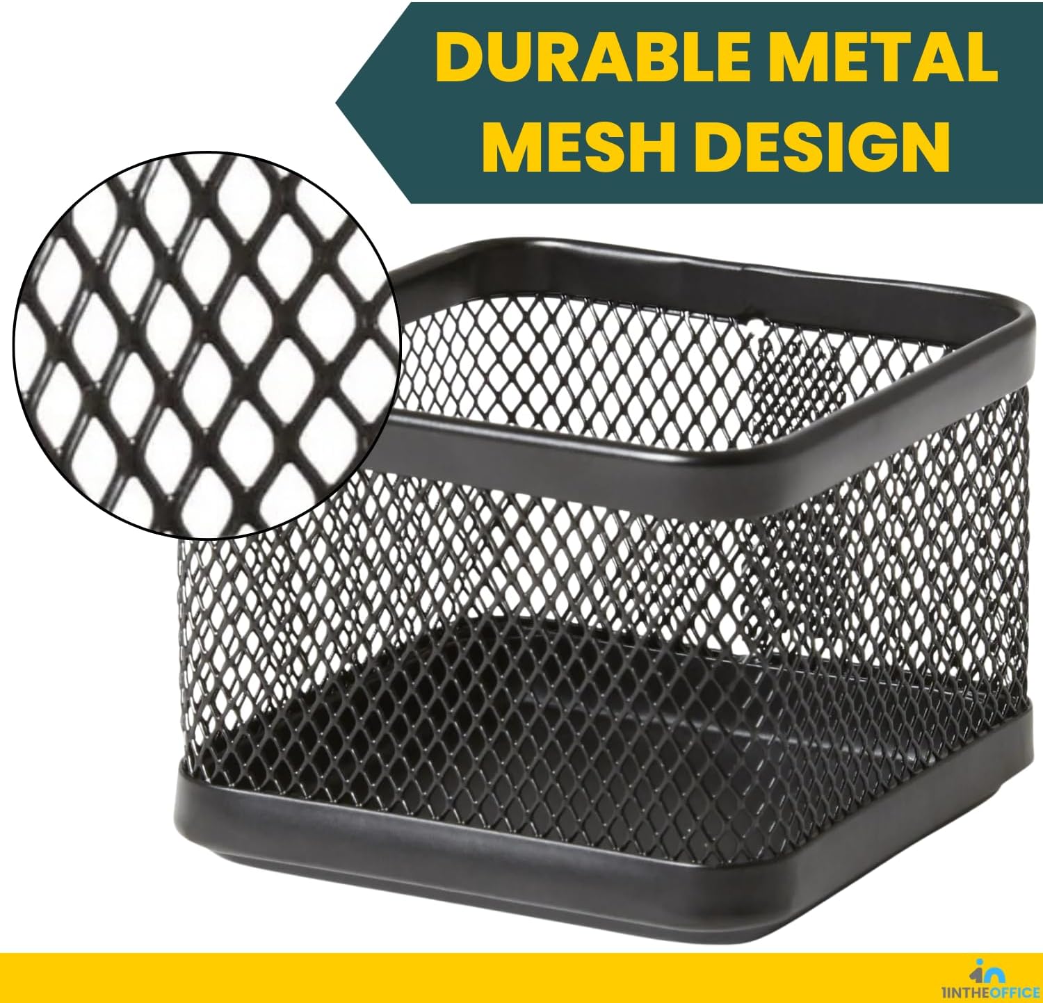Mesh Paperclip Holder For desk, Paperclip Holder Desk Accessories Holder(2 Pack) - view 5