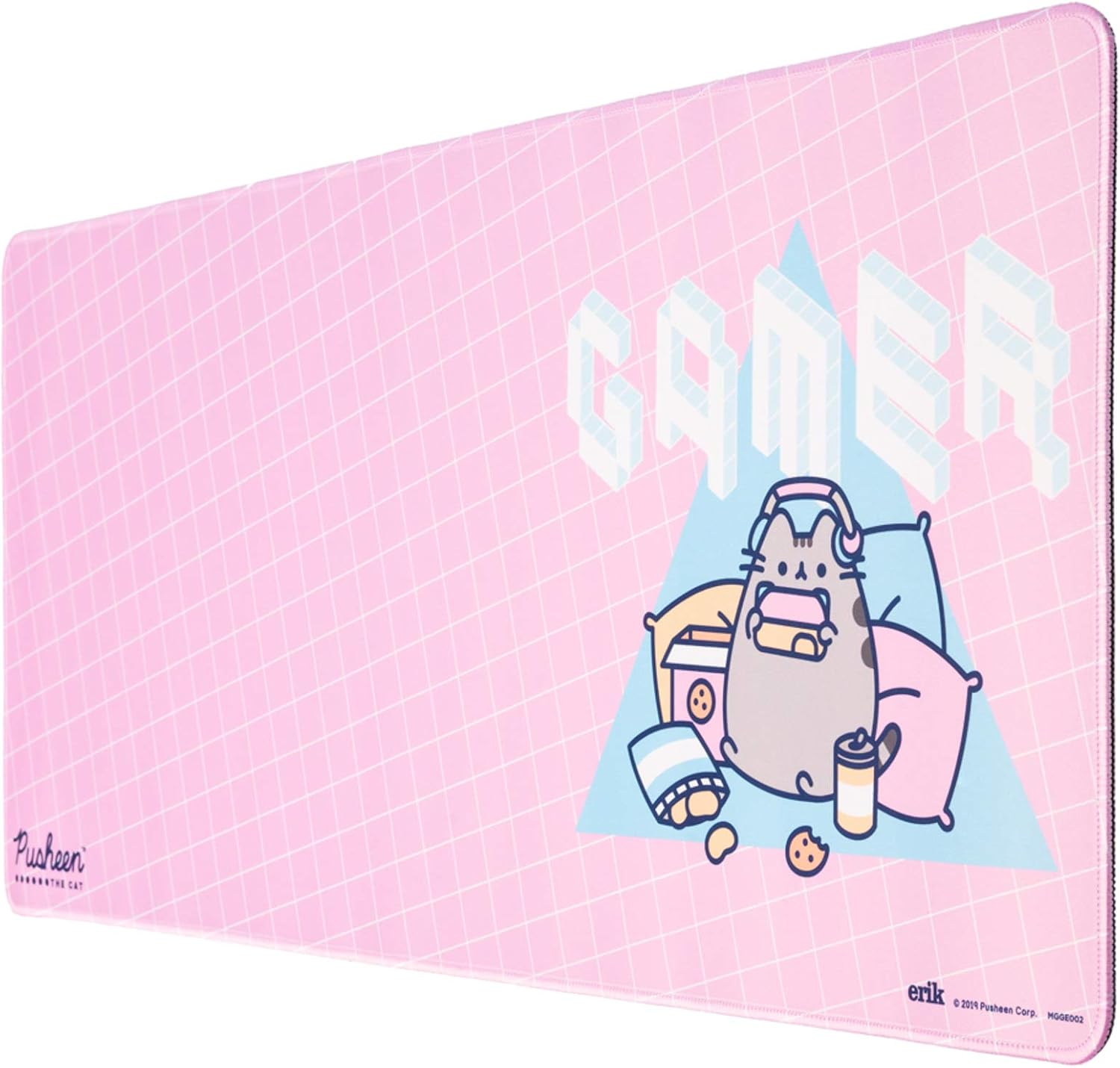 Pusheen Mouse Pad Gaming 31.5x13.8in, Pusheen Gifts | 80 x 35 cm Water Resistant Non-Slip Desk Mat Large, Gaming Desk Accessories - Pusheen Cat Gifts, Gaming Gifts for Gamers