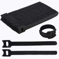 60 PCS 6 Inches Reusable Cable Ties, Adjustable Cord Straps Wire Organizer Cord Wrap and Hook Loop Cable Management