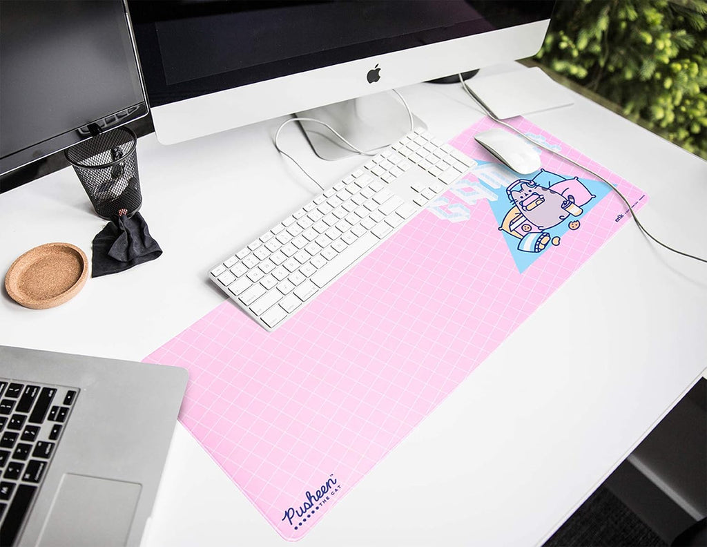 Pusheen Mouse Pad Gaming 31.5x13.8in, Pusheen Gifts | 80 x 35 cm Water Resistant Non-Slip Desk Mat Large, Gaming Desk Accessories - Pusheen Cat Gifts, Gaming Gifts for Gamers - view 7