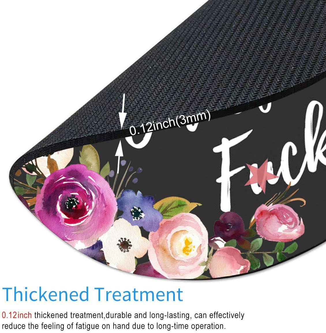 Fresh Out of f CKS Round Mouse pad,Funny Circular Mousepad,Mousepads,Desk Accessory,Cute Circular Mouse Pads Size 7.9 x 7.9 x 0.12 Inch - view 3