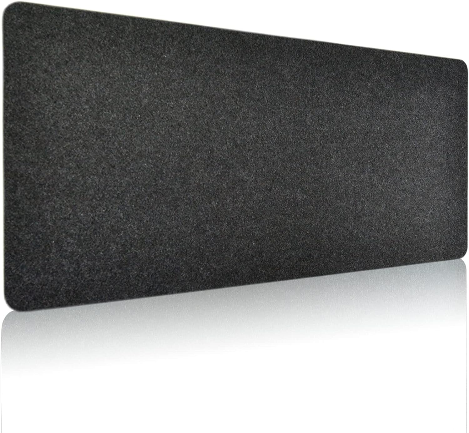 Non-Slip Felt Desk Mat,36 x 16 Inches Large Desk Pad Protector | Office Computer Desk Mat for Full Keyboard and Mouse Pad,Dark Grey