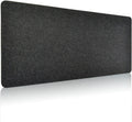 Large felt desk mat, 40''x16'' full keyboard and mouse pad | non-slip computer desk mat for desktop, felt desk pad protector for office and home, dark grey