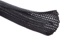 10ft - 1/2 inch cord protector wire loom tubing cable sleeve split sleeving for USB cable power cord audio video cable – protect cat from chewing - black