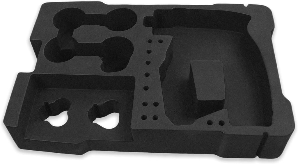 EVA Foam Tool Box Insert – Precision-Cut Organizer for Drills & Drivers - Easy Storage, Durable, Lightweight, Quick Setup, Fits Modular Tool Box Systems (Black)