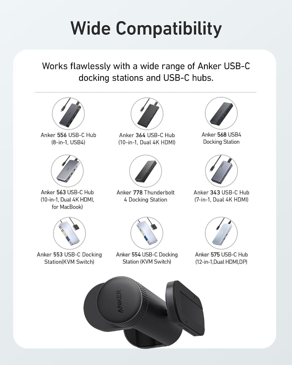 Hub Mounting Kit, Adjustable Design for Clutter-Free Desk Setup | Compatible with USB-C Hubs, USB4 Docking Stations, Thunderbolt 4 Docking Stations and More - view 5