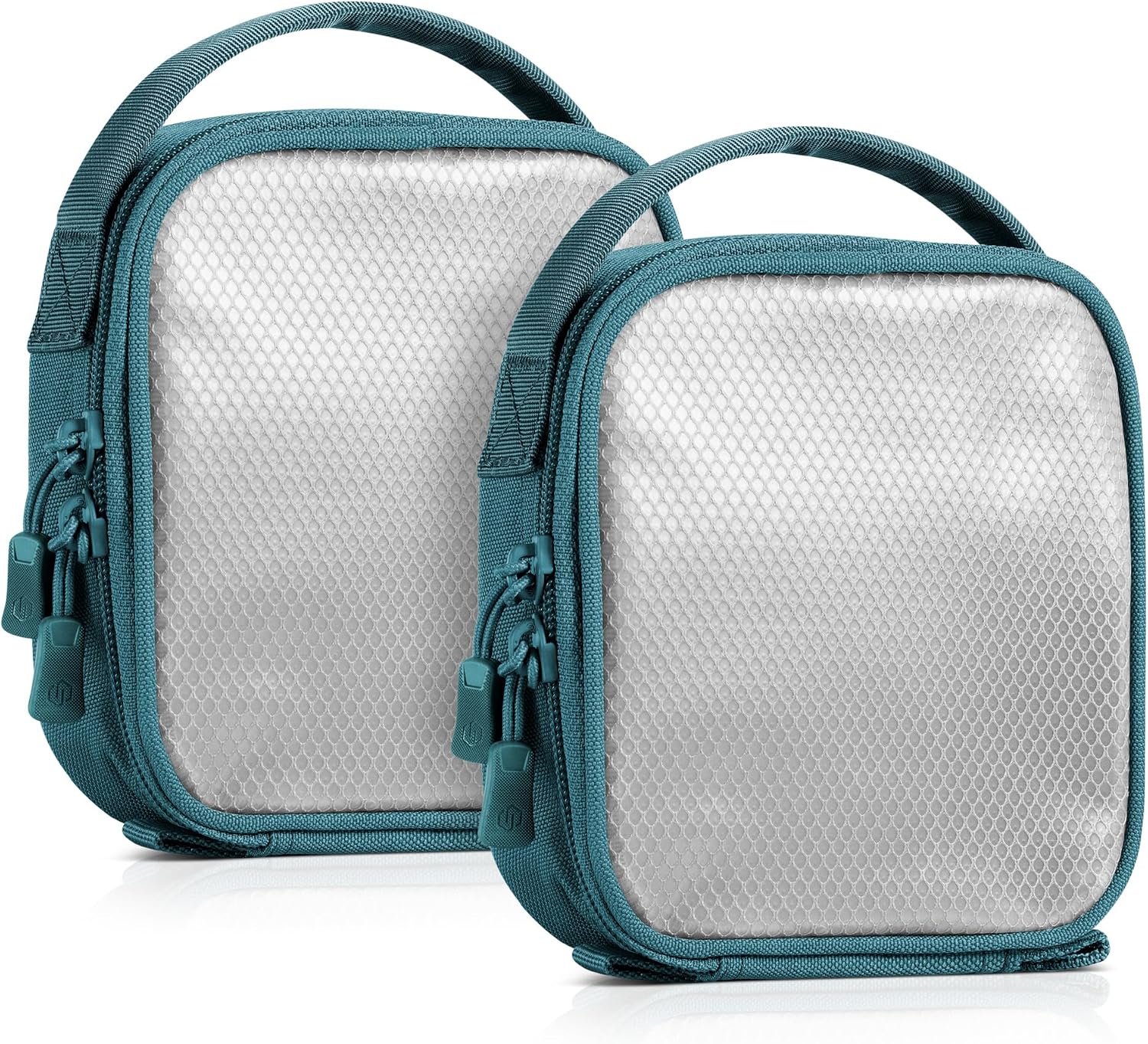 Core Tactical Mesh Zipper Pouch, 6" x 6" Modular EDC Tool Organizer Range Gear Utility Storage Pocket w/Hook Backing, Dump Pouch with Handle, 2-Pack - view 8