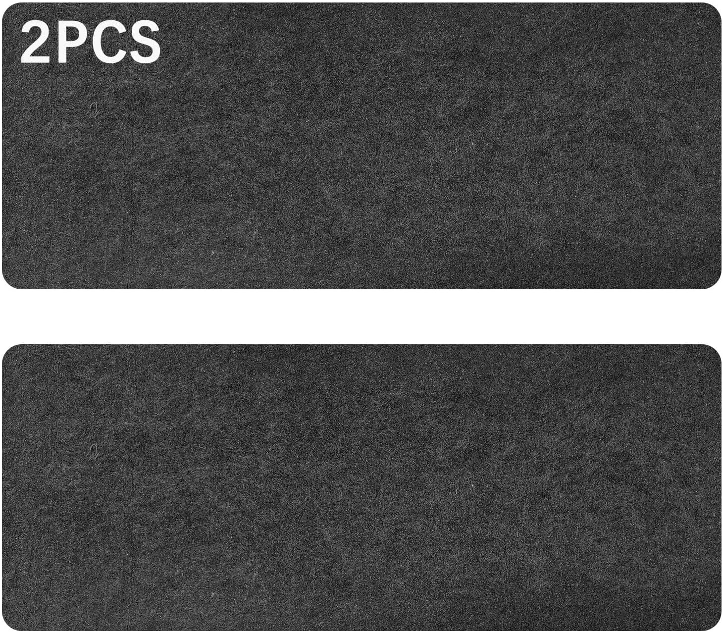 Large Felt Desk mat 36x12 inches, with Non-Slip Full Desk Mouse Pad,Office Computer Desk Mat for Keyboard,Felt Desk Mat for Desk Pad Protector (Dark Gray) - view 7