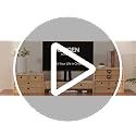 Solid Wood Desk Organizer with 2 Drawers, Desktop Storage, Brown - view 7