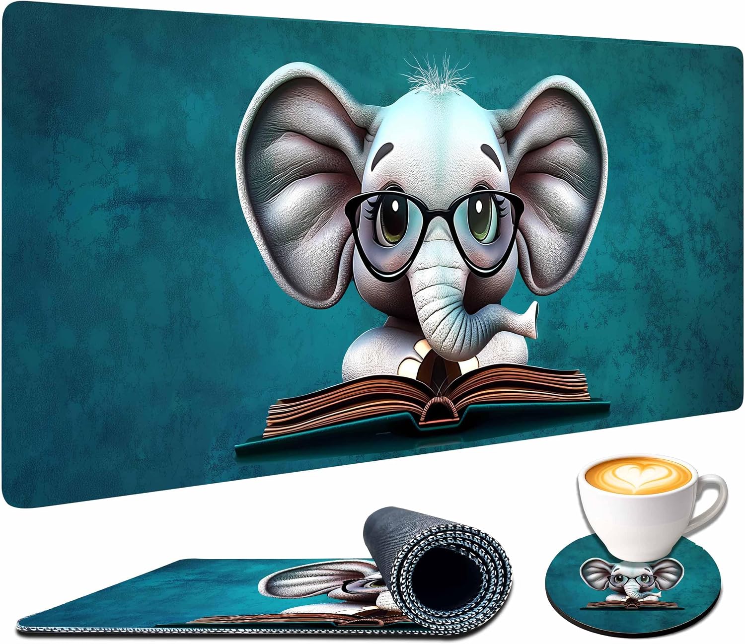 Extended Large Mouse Pad for Desk 35.4 X 15.7 Full Desk Mousepad for Keyboard and Mouse Mat Desktop Decor and Accessories XXL Mouse Pad for Home Office Mousepad Castle Night - view 2