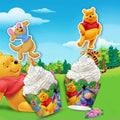 Winie The Pooh Theme Birthday Party Supplies, Cartoon Bear Party Decoration Set, Cute Themed Celebration Decor Kit for Birthday, Table Setup, Backdrop, Home Event Decoration Supplies