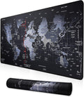 XXL professional large mouse pad & computer game mouse mat (35.4x15.7x0.1IN, map) (90 * 40 map)