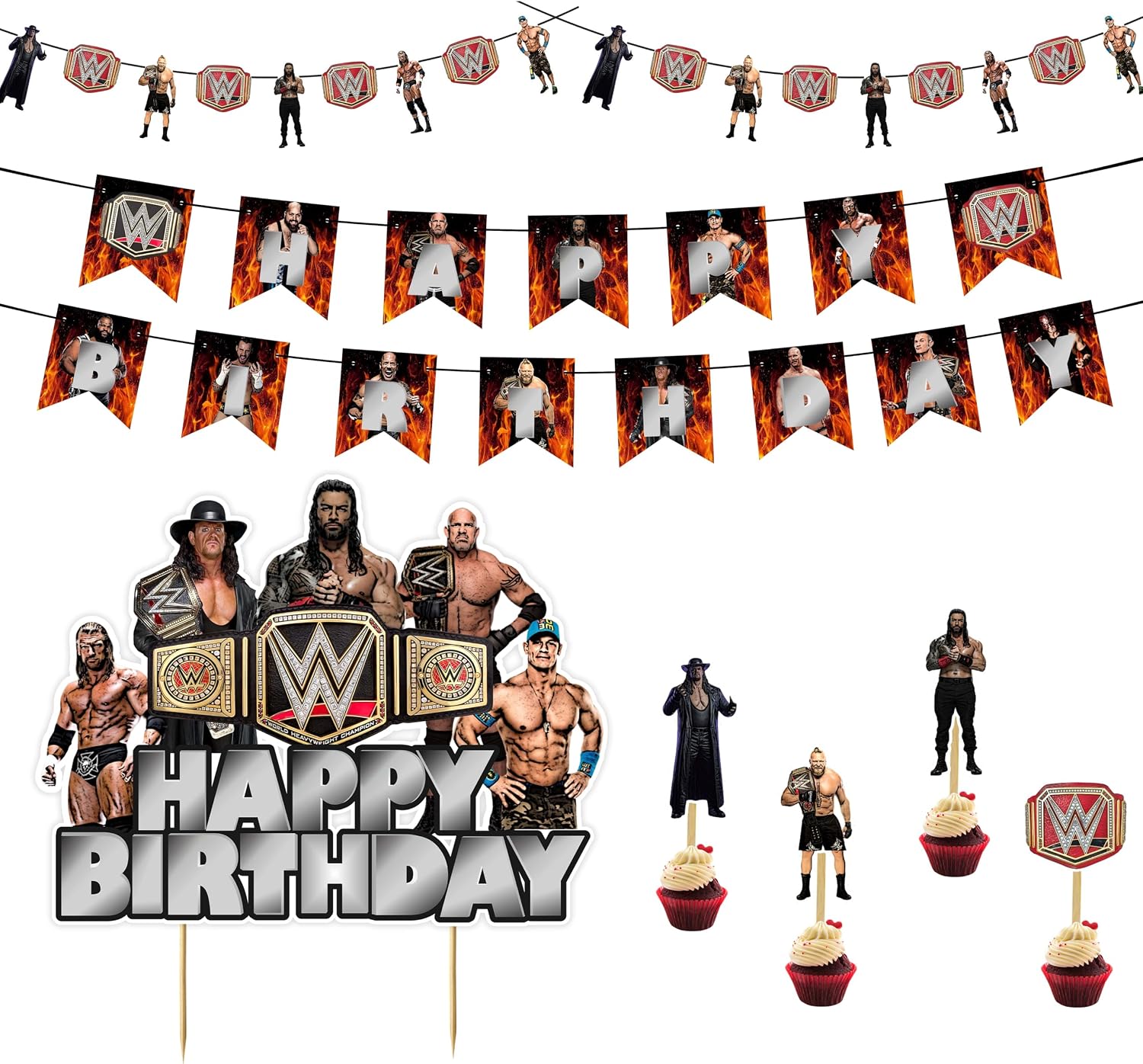 Barbe Theme Birthday Party Supplies - Decoration Set for Home Celebration, Cartoon Theme Party Décor Kit with Banner, Cake Topper and Table Decoration Accessories for Event Setup - view 8