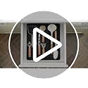 Utensil Organizer for Kitchen Drawer, Expandable Cooking Tray - view 7