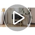 Styling Station, Wall Mount Storage Cabinet 3185 (Black) - view 7