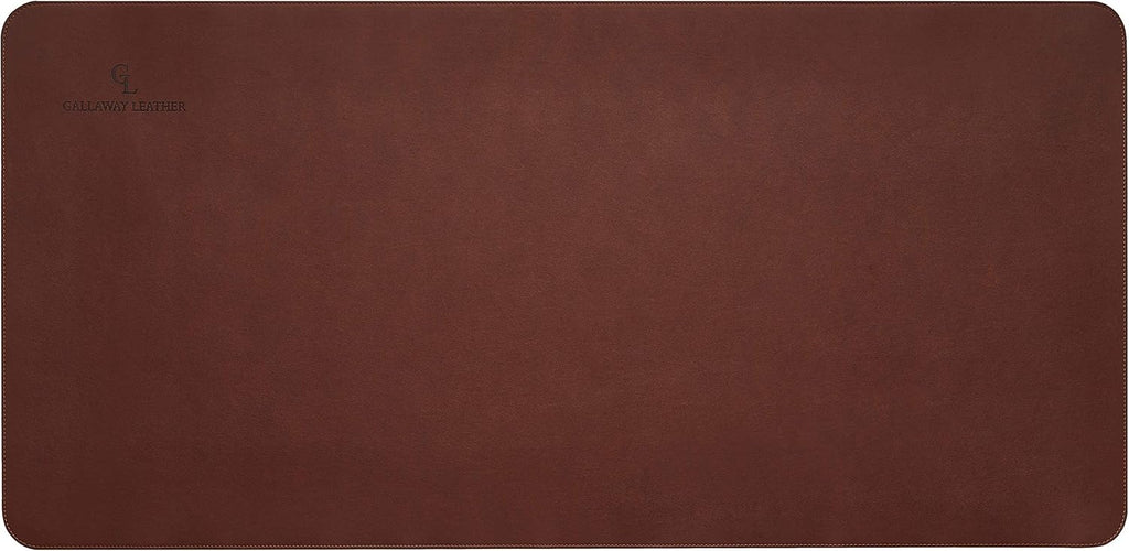 Desk Mat, Office Writing Desk Pad, Large 36" x 17" Dark Brown, for Top of Desks, Gift Ready Elegant Computer Desk Cover Protector PU Leather - view 4