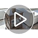 End Table with Drawer, Nightstand with Storage, Living Room and Bedroom Furniture, Key West Collection, Washed Gray - view 7