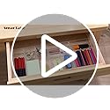 13 PCS Drawer Organizer 5-Size Desk Makeup Drawer Organizer Clear - view 7